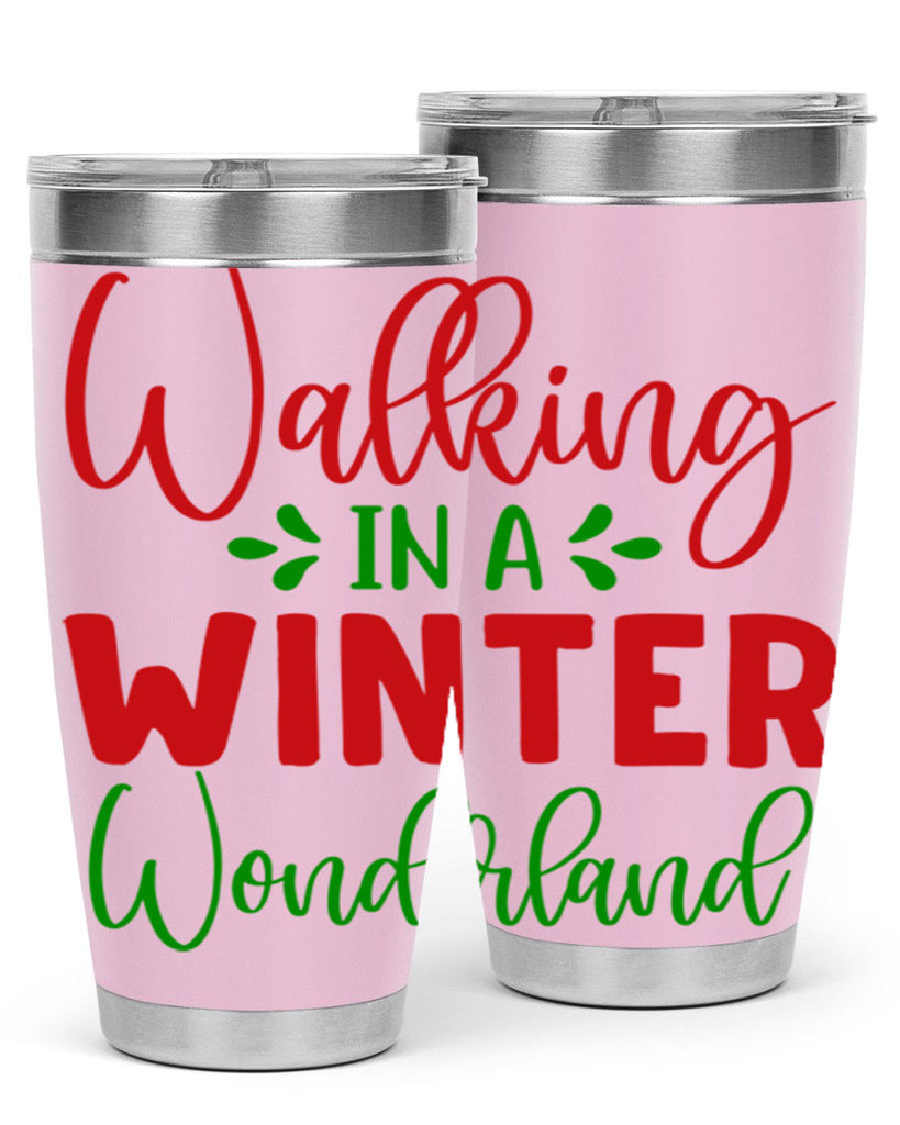 Walking in a Winter Wonderland 436#- winter- Tumbler