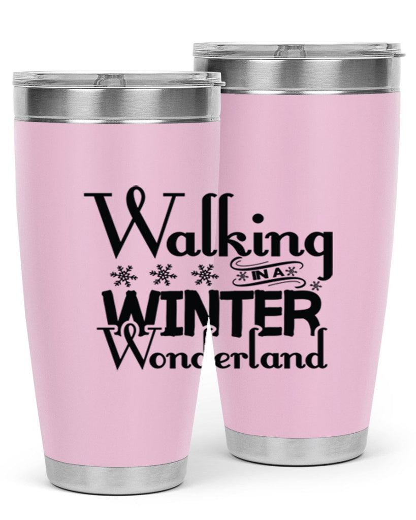 Walking in a Winter Wonderland 437#- winter- Tumbler