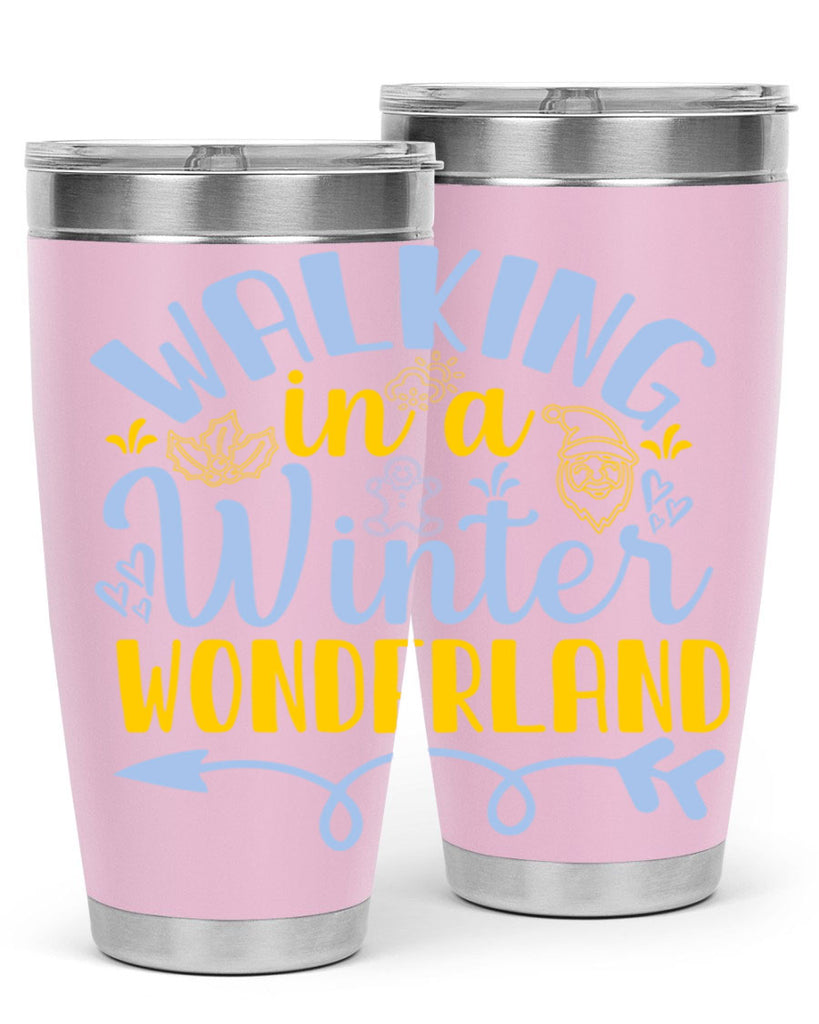 Walking in a winter wonderland440#- winter- Tumbler