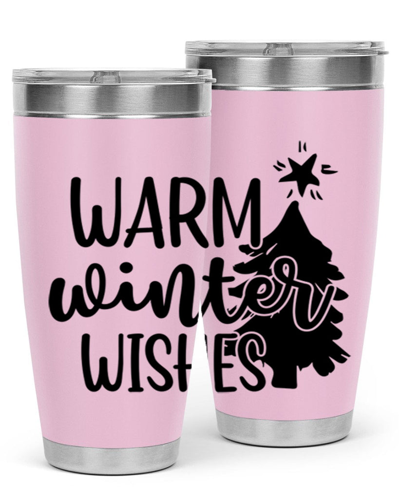 Warm Winter Wishes 451#- winter- Tumbler