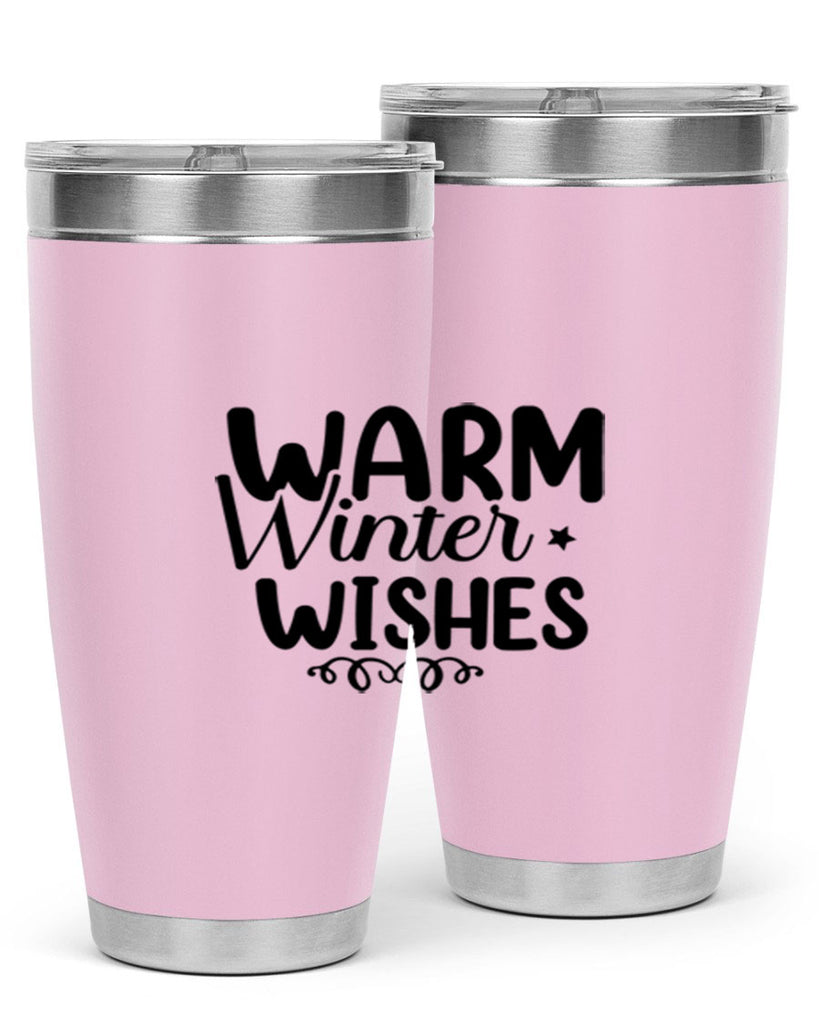 Warm Winter Wishes 453#- winter- Tumbler
