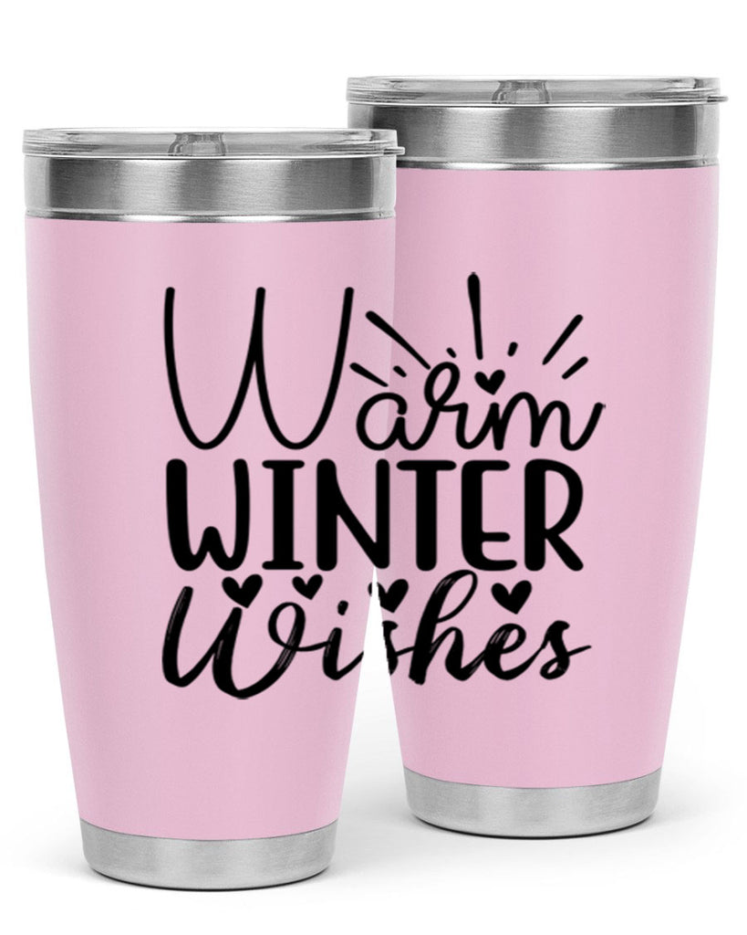 Warm Winter Wishes 454#- winter- Tumbler