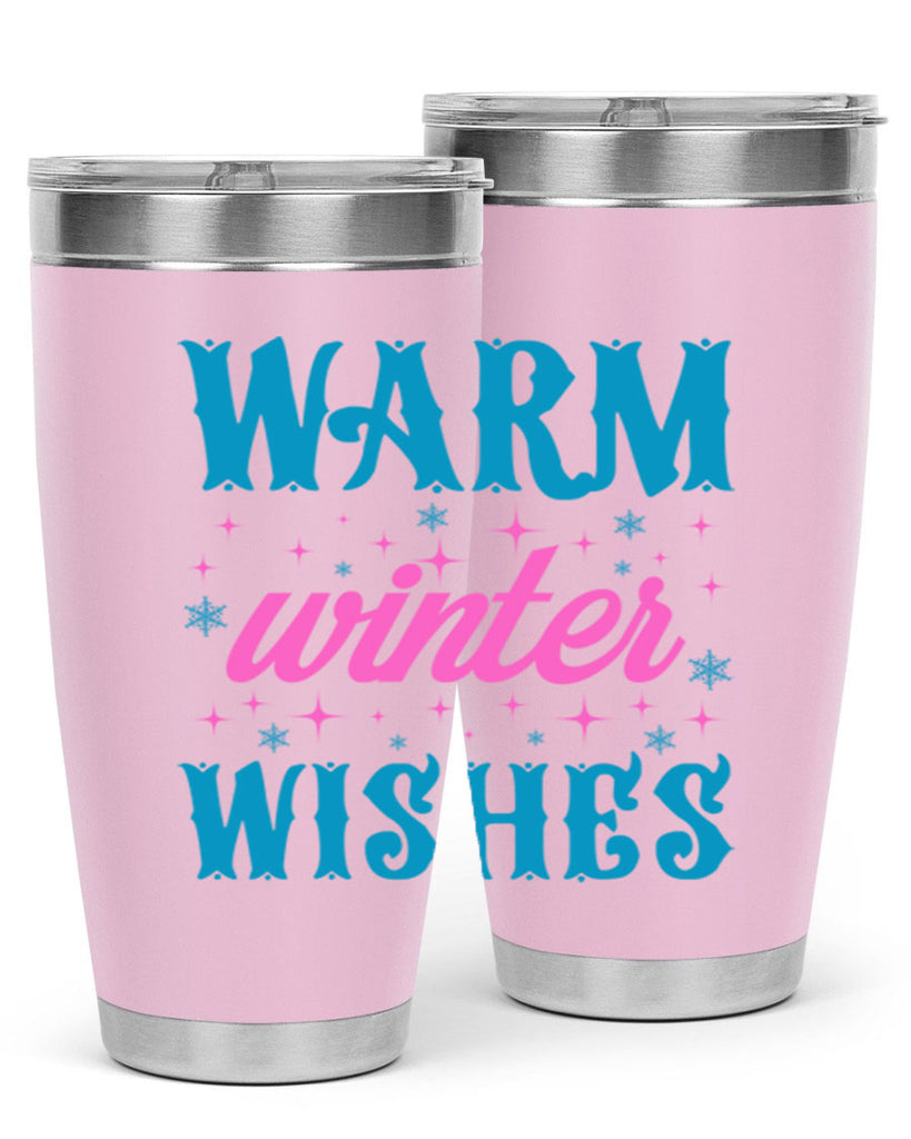 Warm Winter Wishes 464#- winter- Tumbler