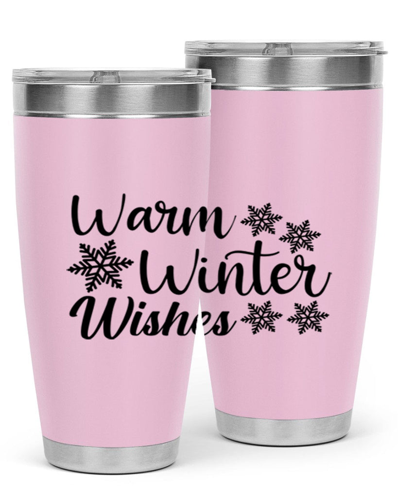 Warm Winter Wishes 466#- winter- Tumbler