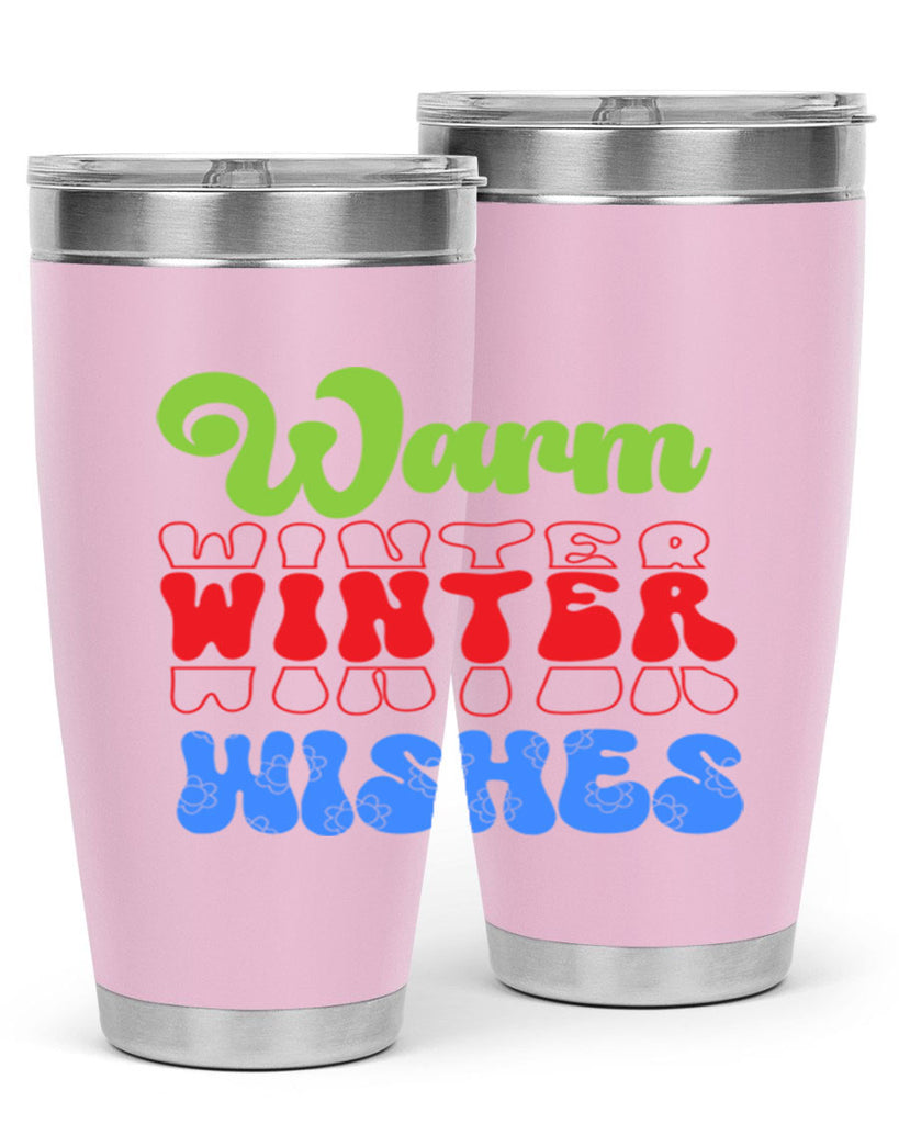 Warm winter wishes 458#- winter- Tumbler