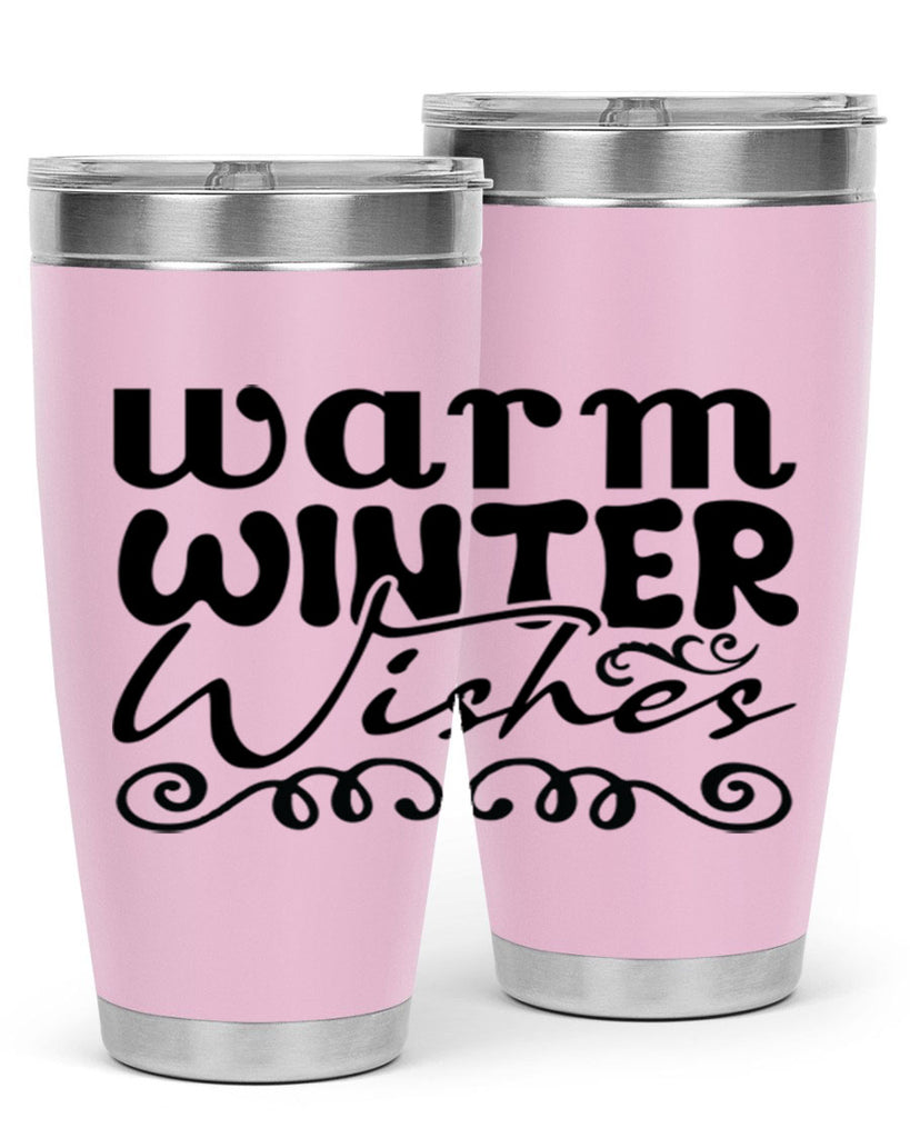 Warm winter wishes 461#- winter- Tumbler