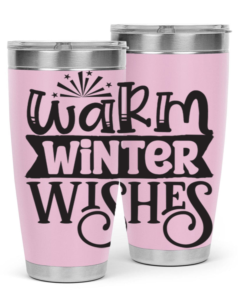 Warm winter wishes 462#- winter- Tumbler