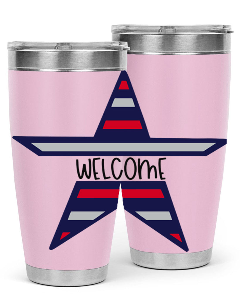 Welcome Style 186#- Fourt Of July- Tumbler