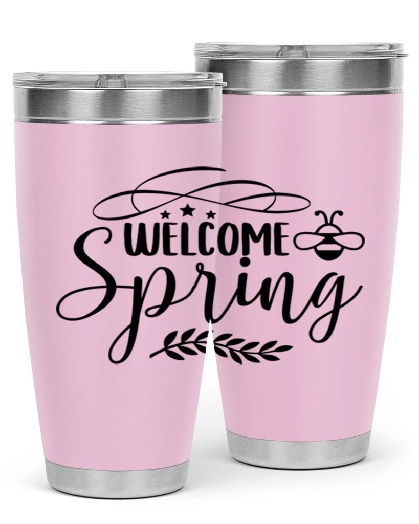 Welcome spring design  594#- spring- Tumbler