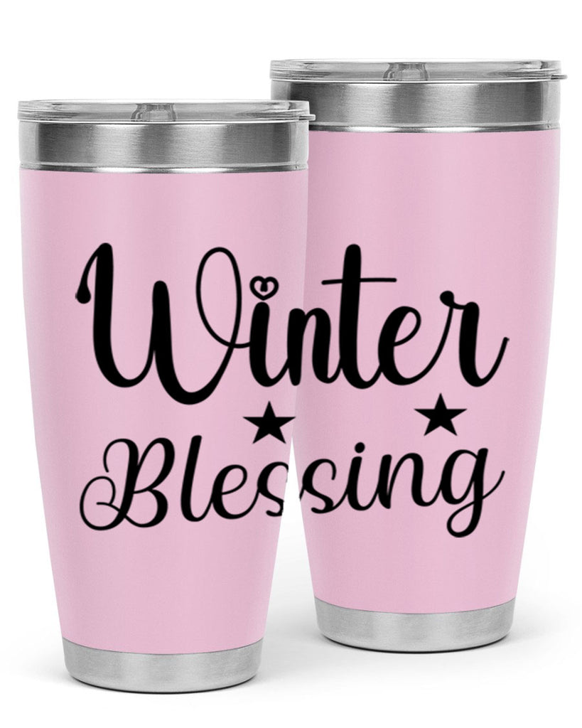 Winter Blessing 484#- winter- Tumbler