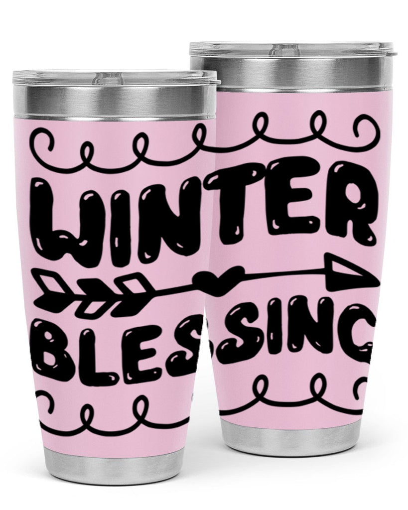 Winter Blessing 545#- winter- Tumbler