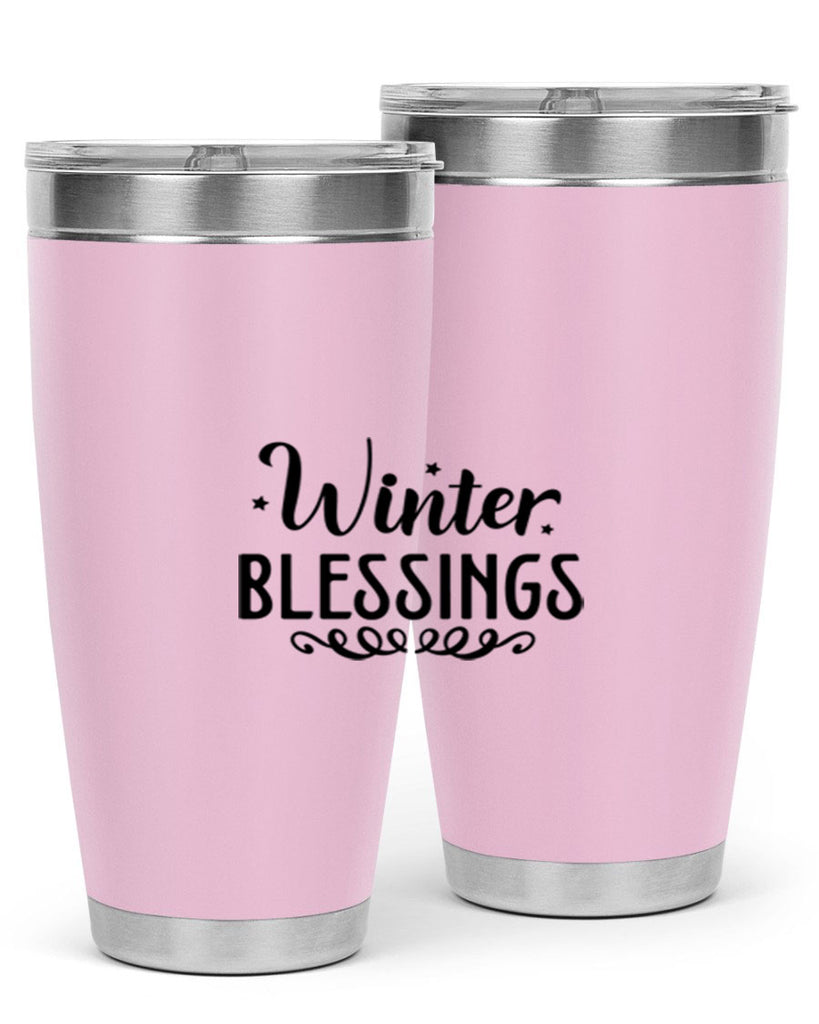 Winter Blessings 490#- winter- Tumbler