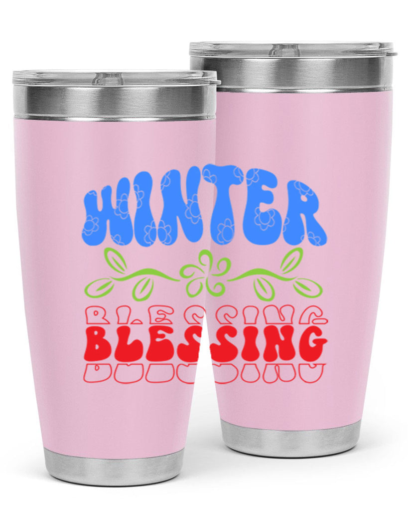 Winter blessing 487#- winter- Tumbler