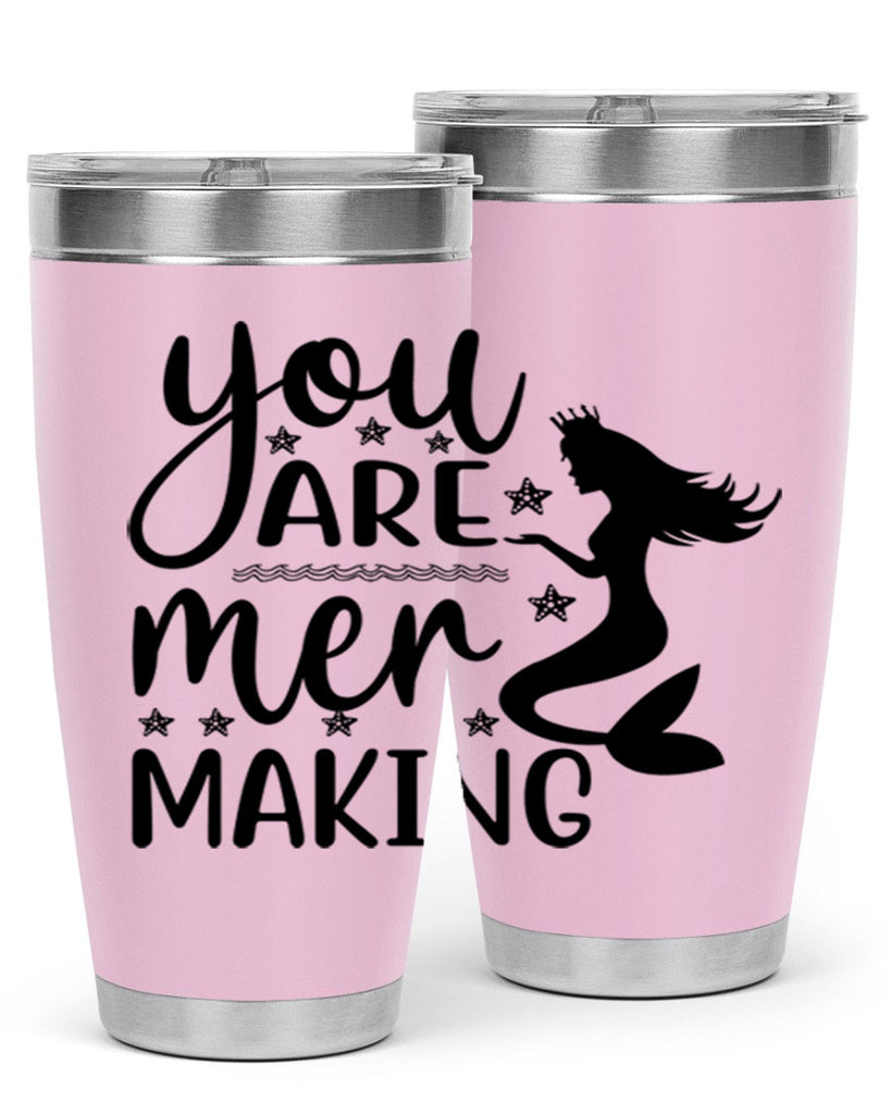 You are mer making 684#- mermaid- Tumbler