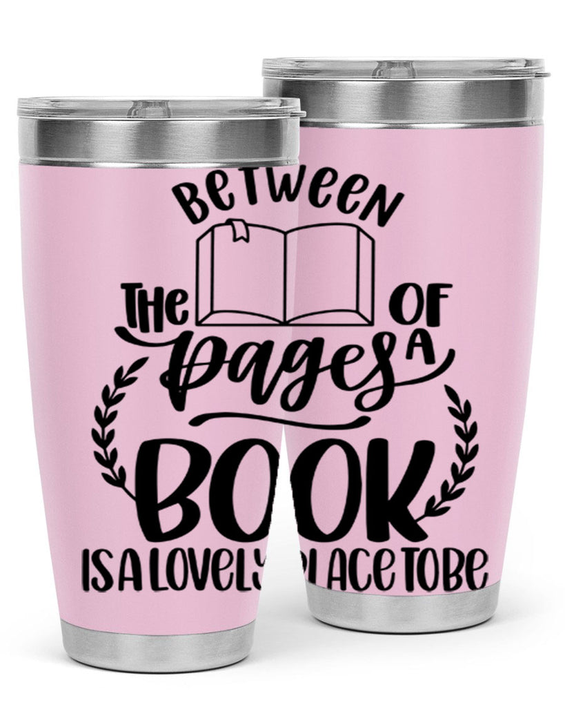 between the pages of a book 52#- reading- Tumbler