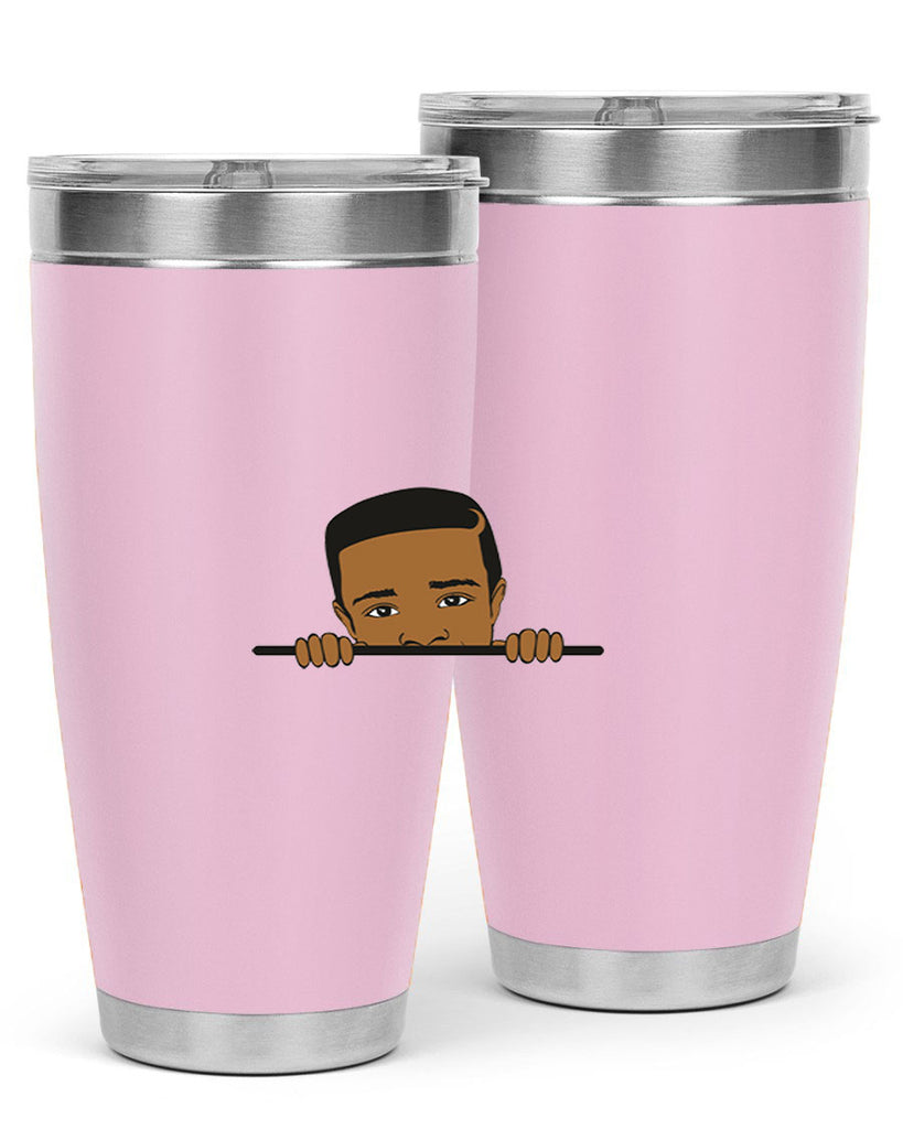 black boy 5#- black men - boys- tumbler
