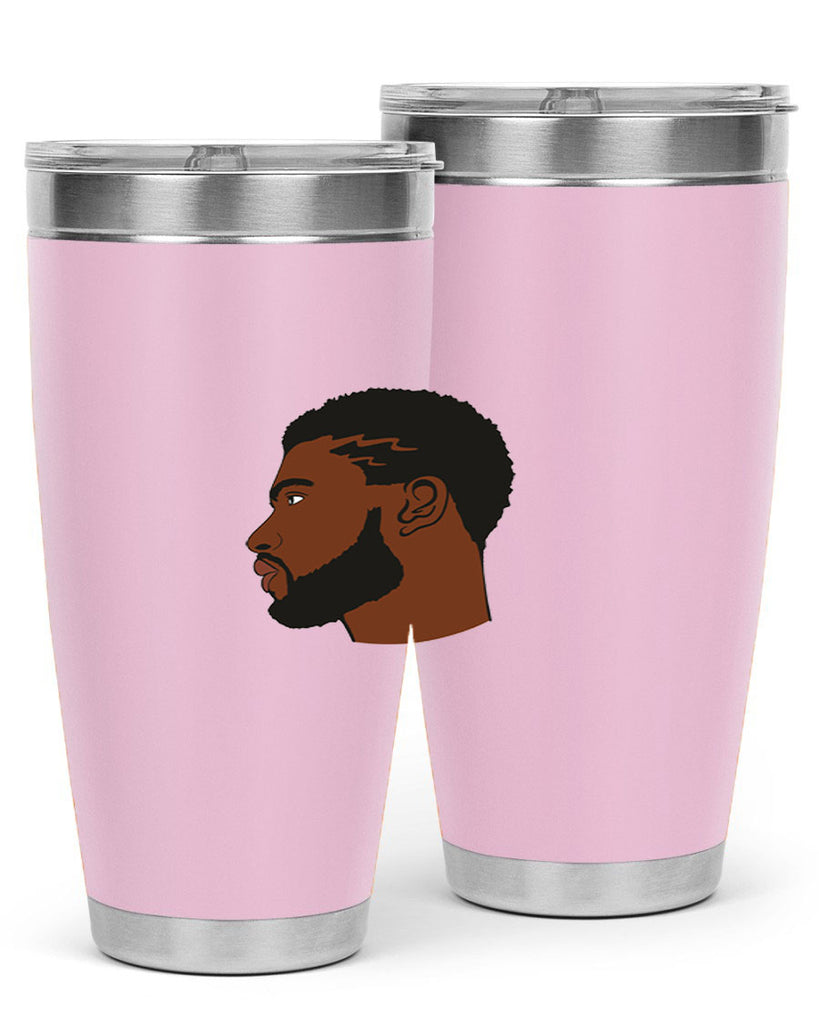 black man 40#- black men - boys- tumbler