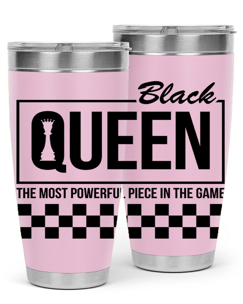 black queen chess checkered 221#- black words phrases- Cotton Tank