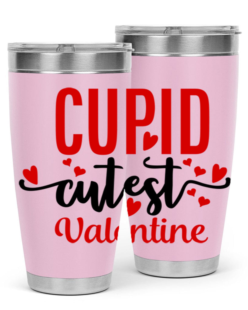 cupid cutest valentine 72#- valentines day- Tumbler