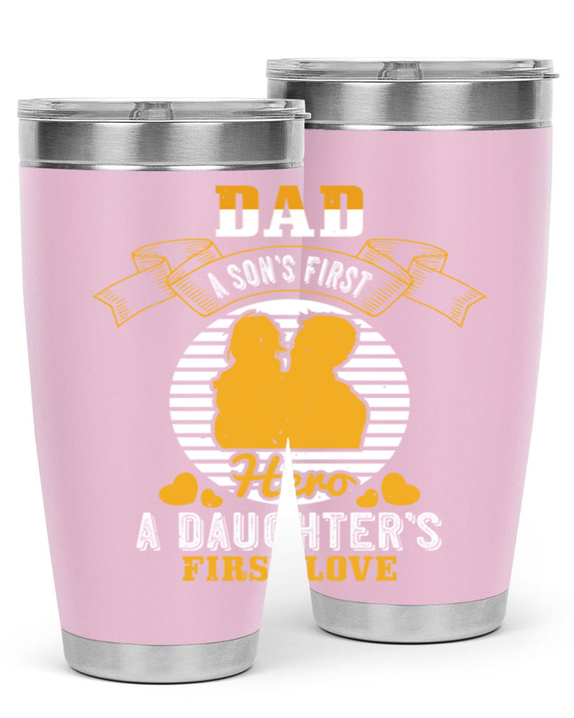 dad a son’s first hero 245#- fathers day- Tumbler