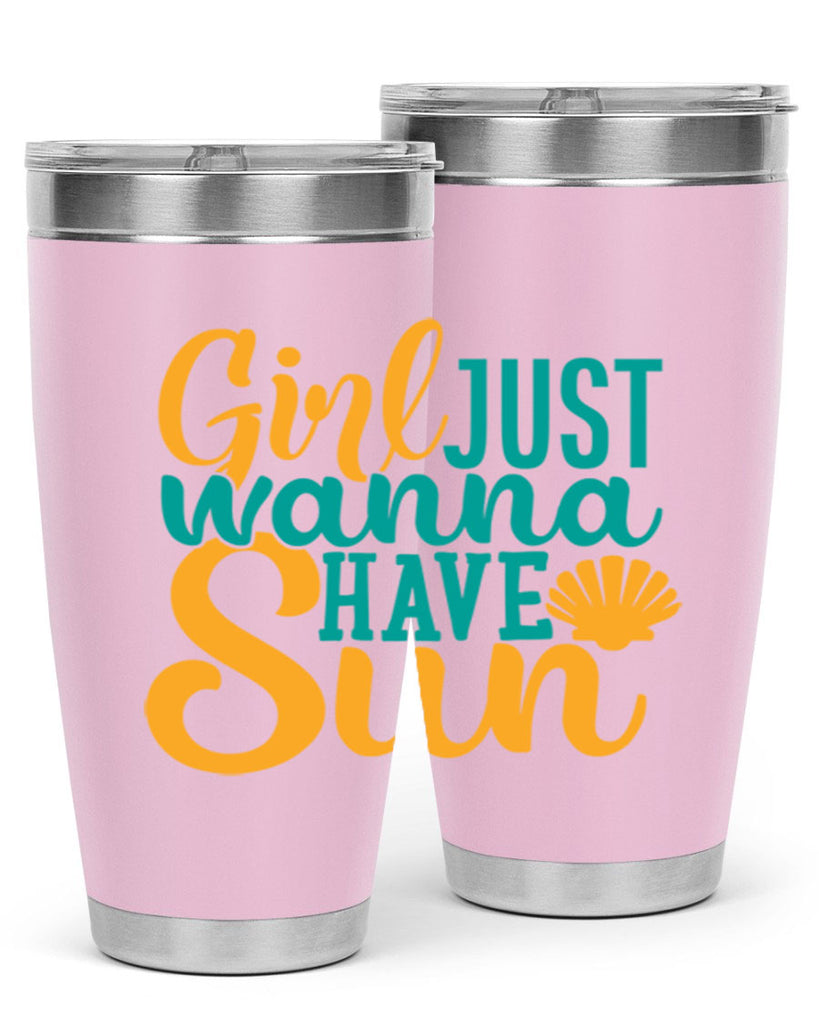 girls just wanna have sun Style 101#- summer- Tumbler