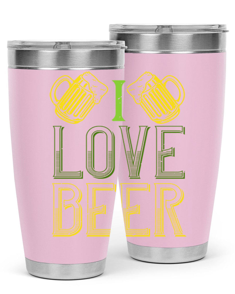 i love beer Style 134#- St Patricks Day- Tumbler