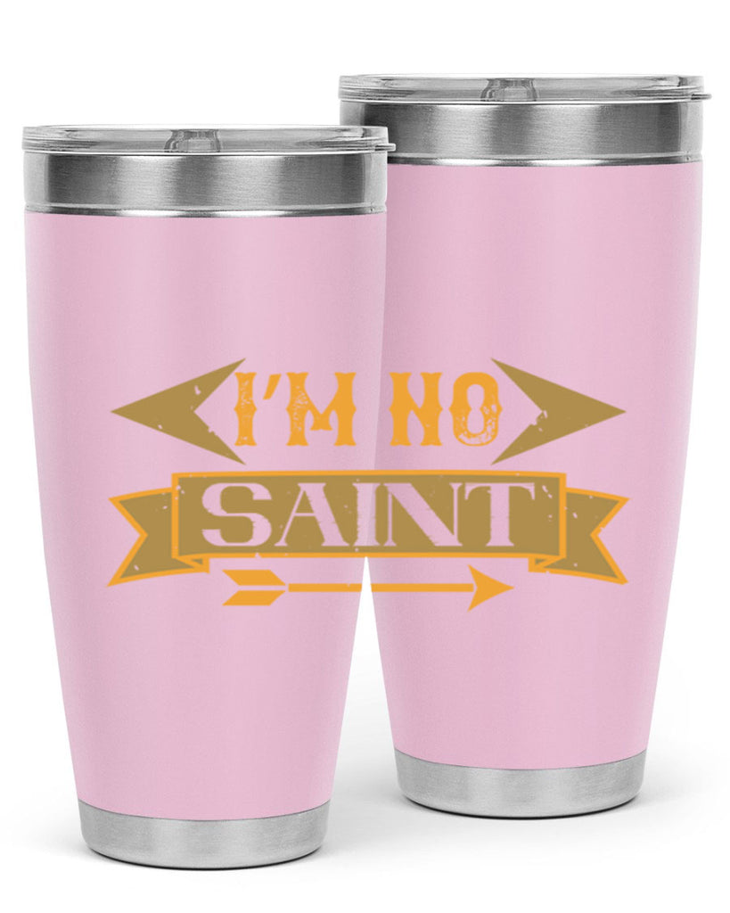 i’m no saint 59#- mardi gras- Tumbler