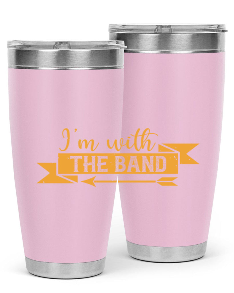 i’m with the band 58#- mardi gras- Tumbler