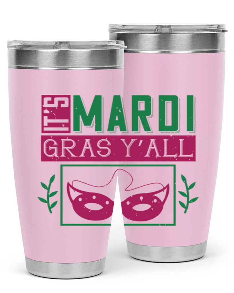 it’s mardi gras y’all 60#- mardi gras- Tumbler