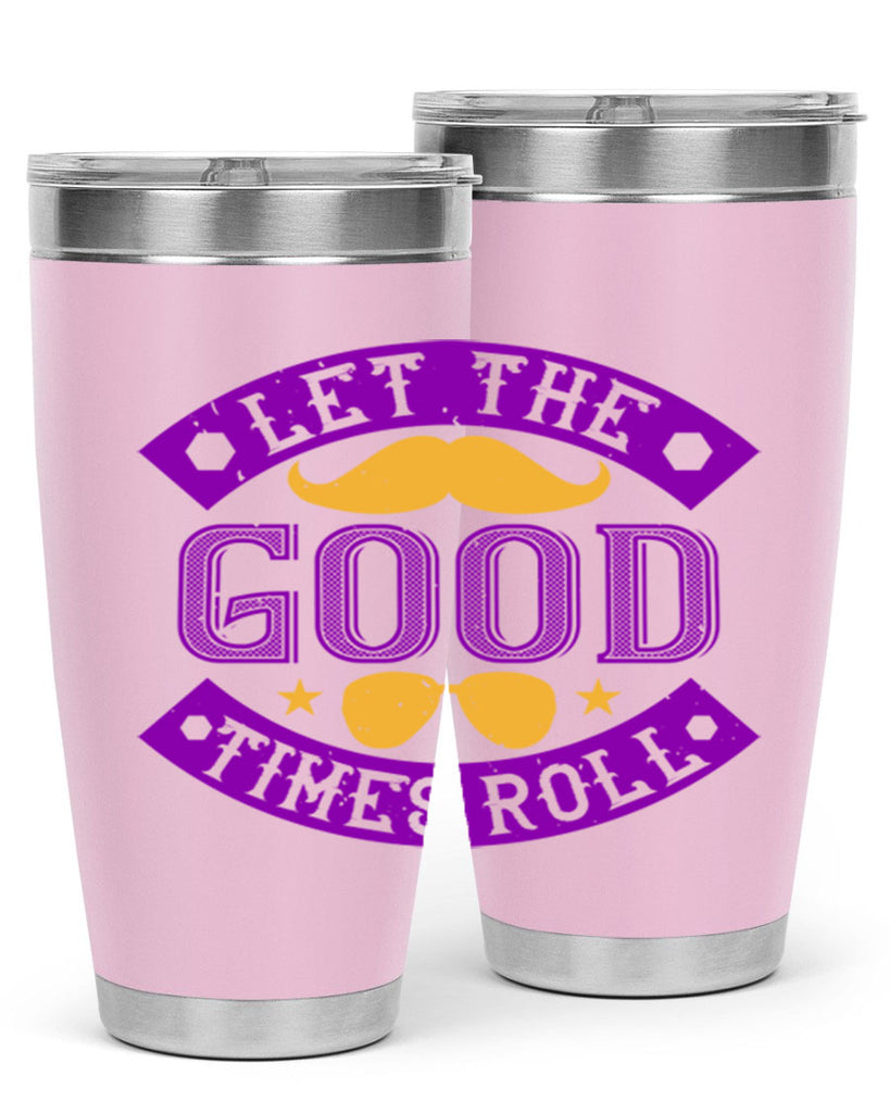 let the good times roll 52#- mardi gras- Tumbler