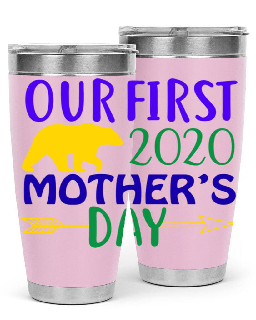 our first mothers day 4#- mardi gras- Tumbler