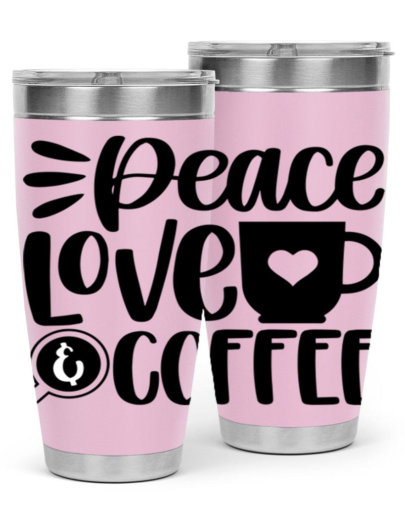 peace love coffee 49#- coffee- Tumbler