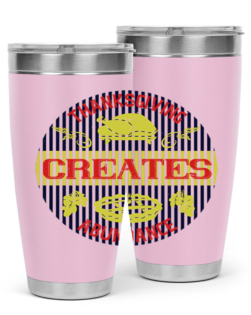 thanksgiving creates abundance 14#- thanksgiving- Tumbler