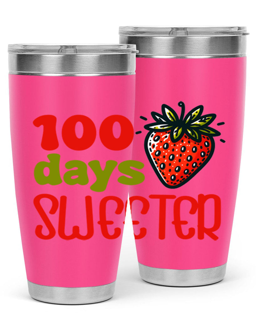 100 days sweeter Sublimation 34#- 100 days of school- Tumbler