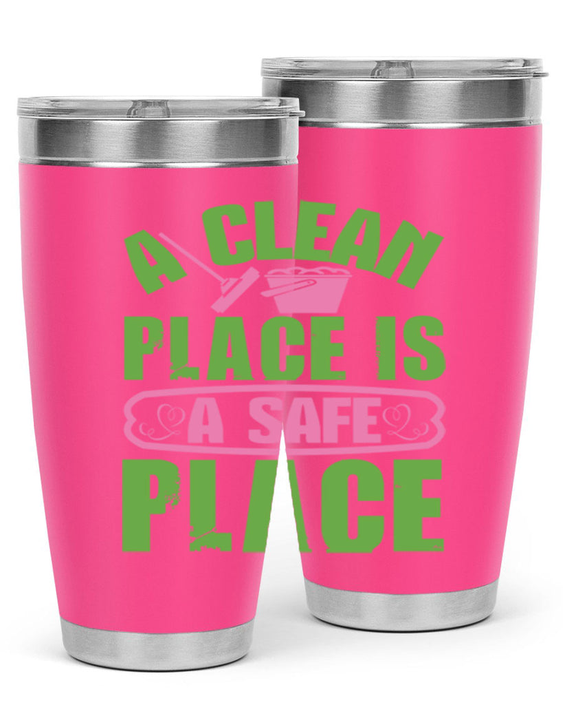 A clean place is a safe place Style 50#- cleaner- Cotton Tank