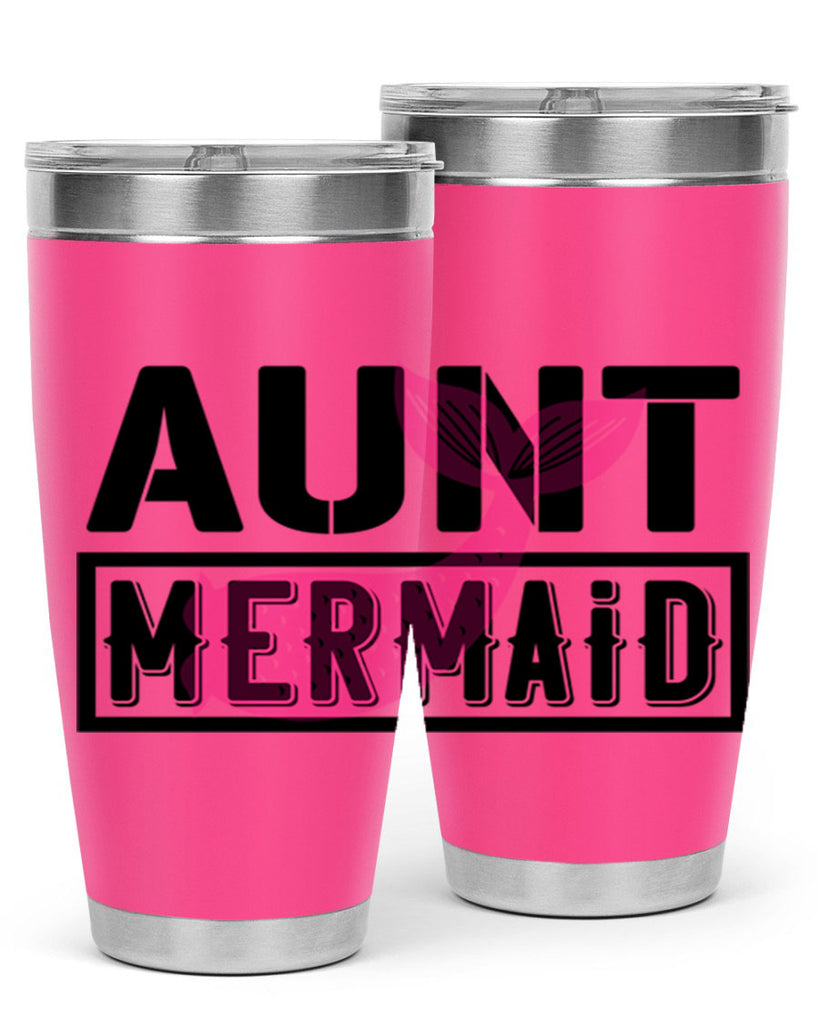 Aunt mermaid 17#- mermaid- Tumbler
