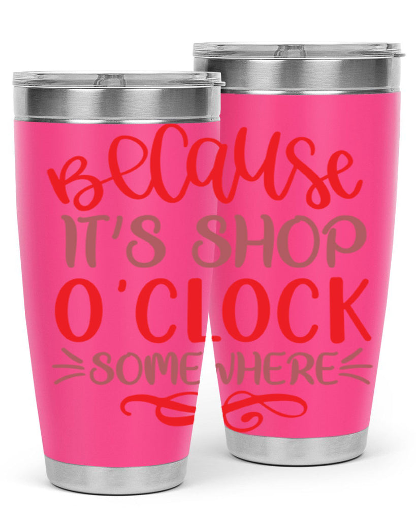 Because Its Shop Oclock Somewhere 19#- fashion- Cotton Tank