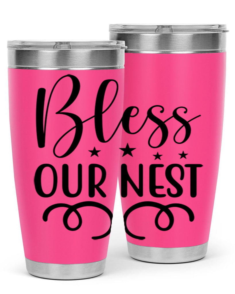 Bless Our Nest 50#- spring- Tumbler
