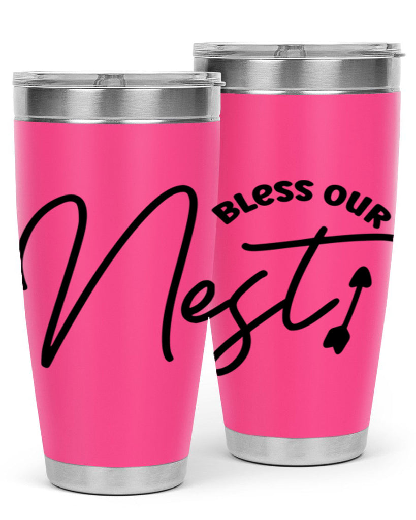 Bless Our Nest55#- spring- Tumbler