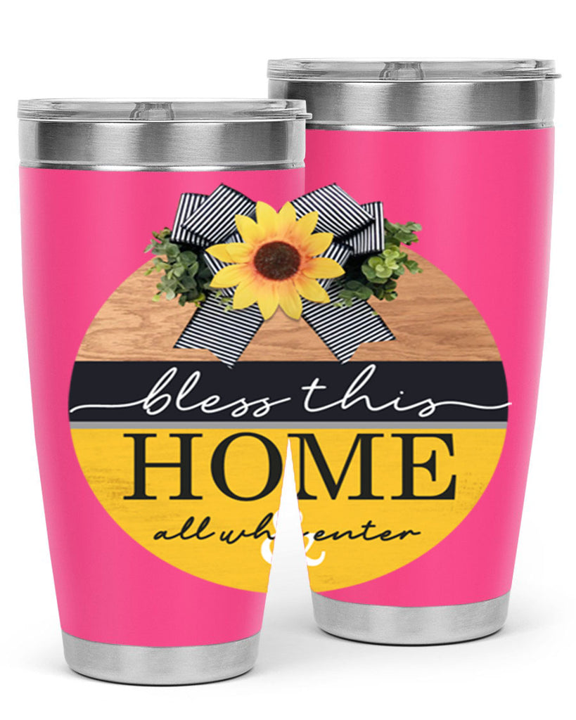 Bless this Home and all Mockup56#- spring- Tumbler