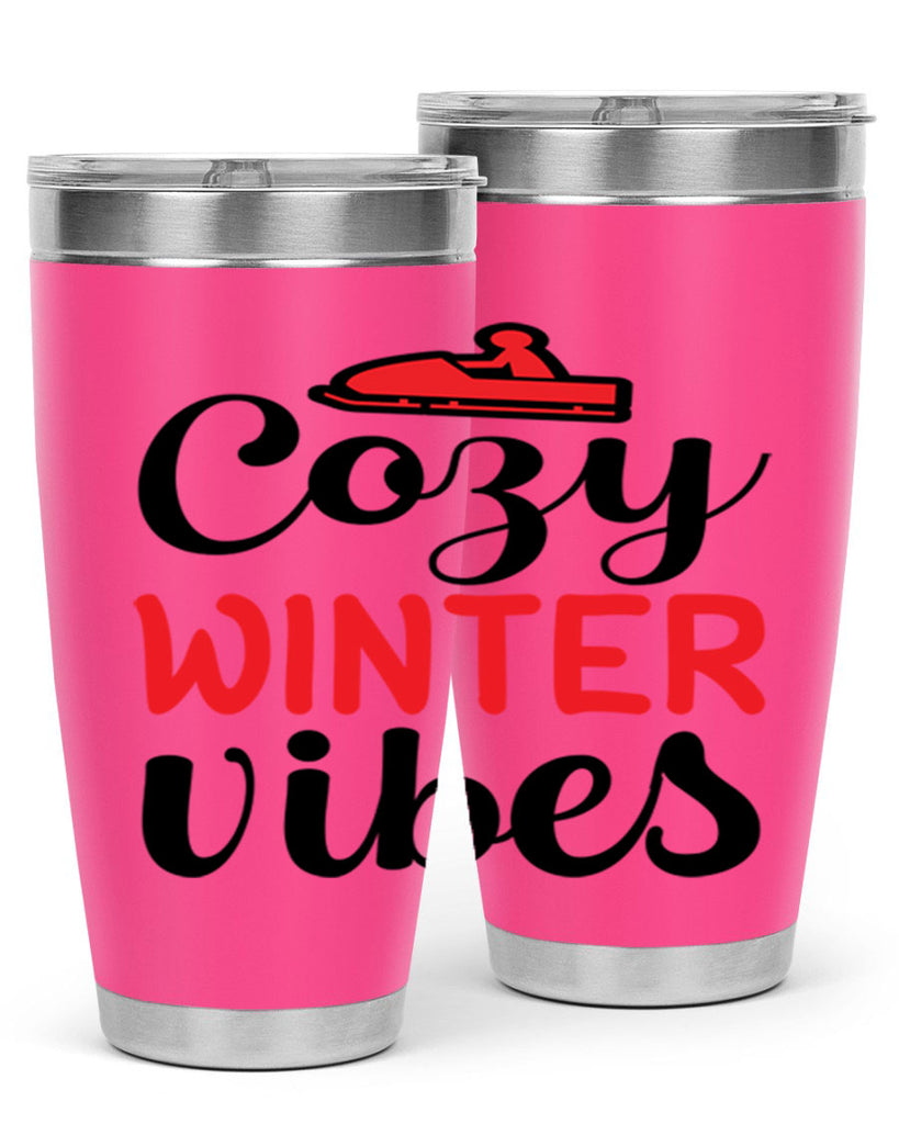Cozy winter vibes 68#- winter- Tumbler