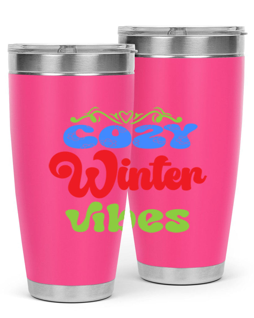 Cozy winter vibes 75#- winter- Tumbler