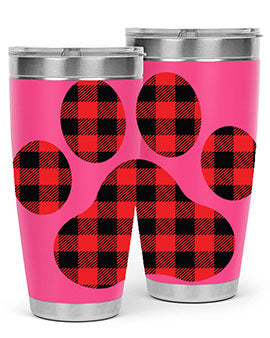 Dog Paw Style 94#- dog- Tumbler