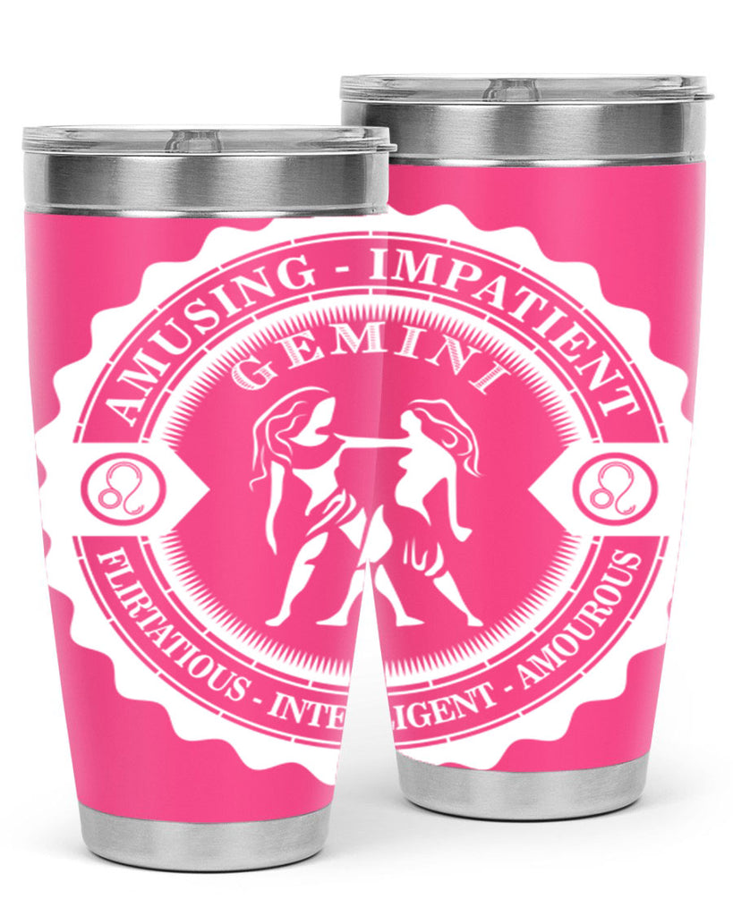 Gemini 12#- zodiac- Tumbler