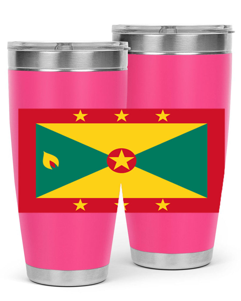 Grenada 130#- world flags- Tumbler