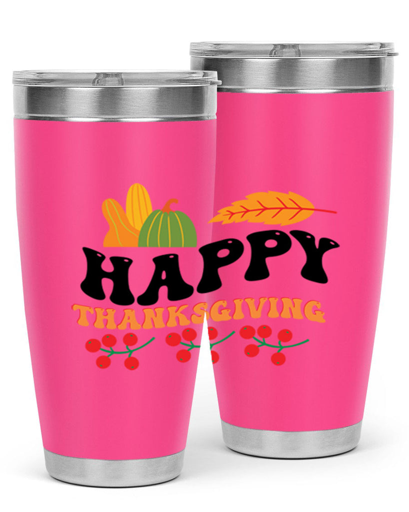 Happy Thanksgiving 251#- fall- Tumbler
