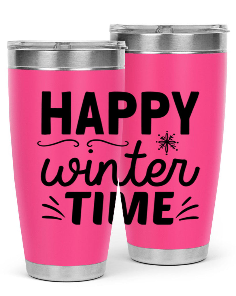 Happy Winter Time134#- winter- Tumbler