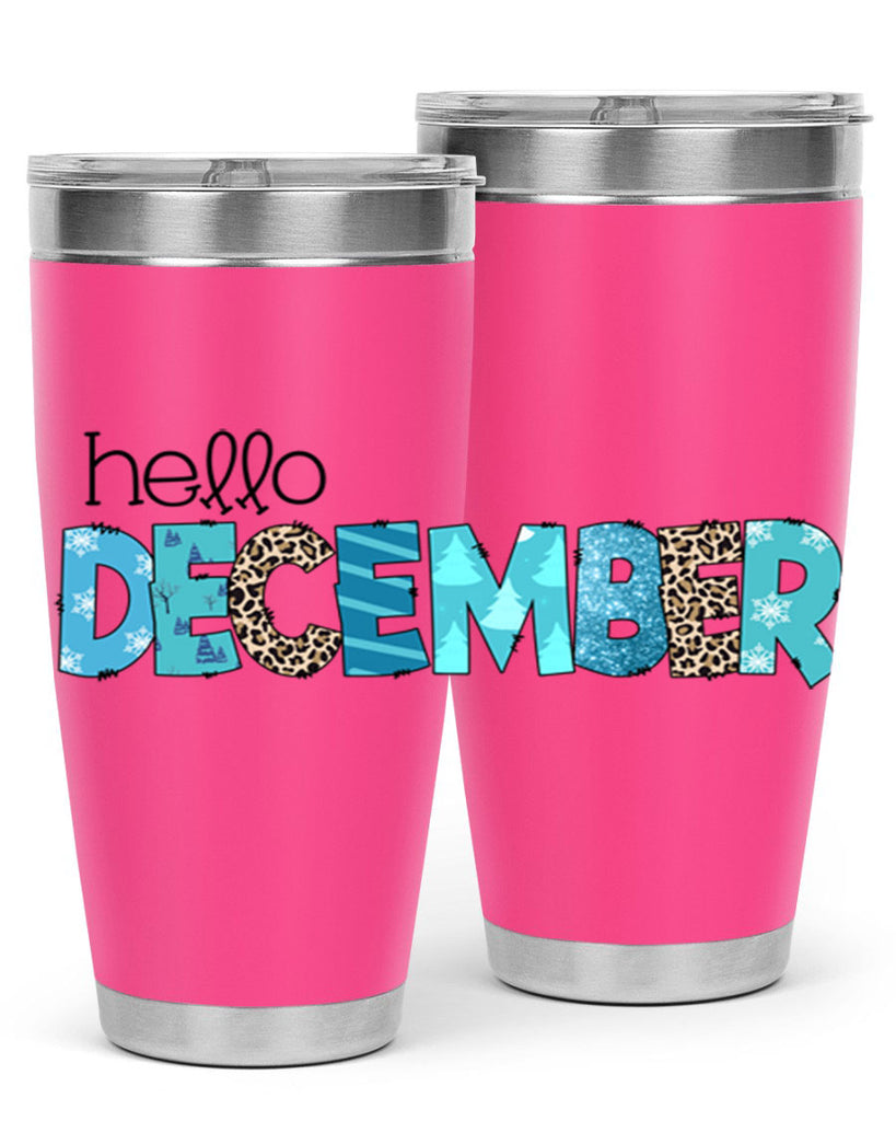 Hello December 187#- winter- Tumbler