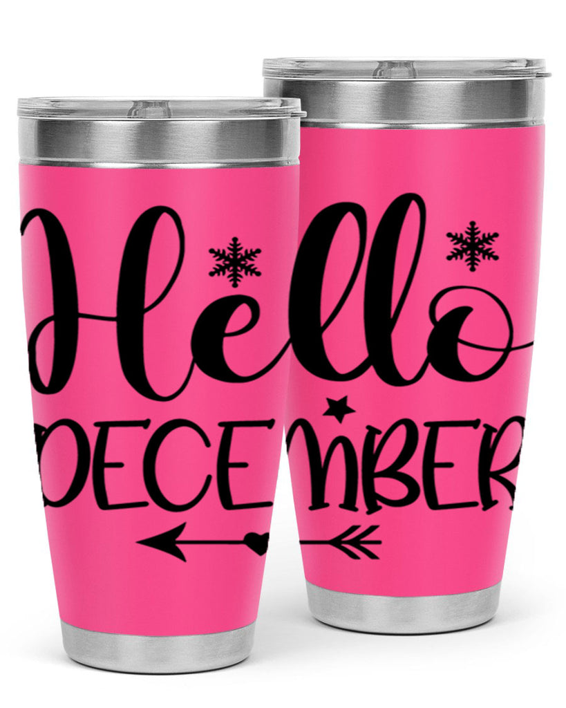 Hello December161#- winter- Tumbler