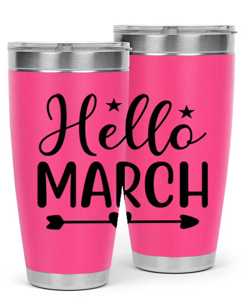 Hello March 184#- spring- Tumbler